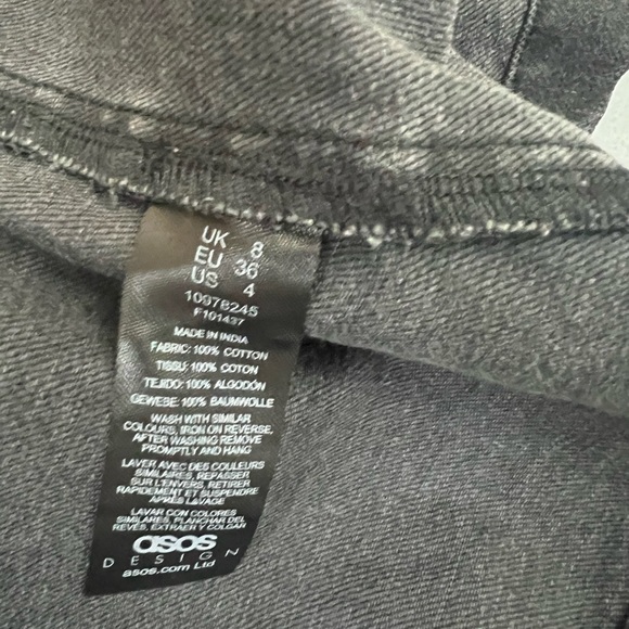 ASOS Design Maternity Soft Denim A-line Mini Dress - Picture 9 of 9